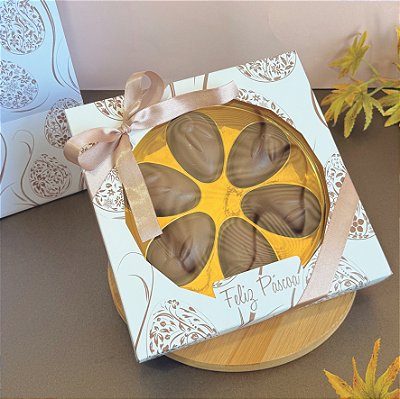 Caixa para 6 bombons coelho - SERENA - 10 unidades