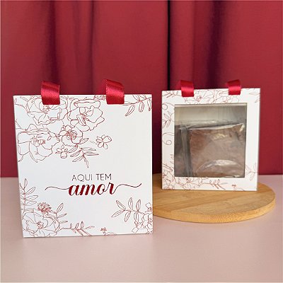 Caixa/sacola com visor - AFETO - 10 unidades