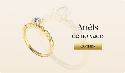 aneis noivado mini