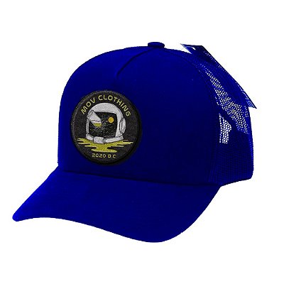 BONÉ TRUCKER ASTRONAUTA AZUL ROYAL