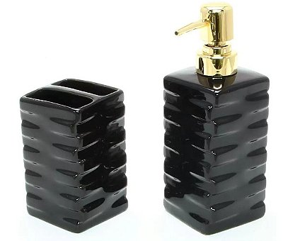 Kit Banheiro Cerâmica Clássico 3d