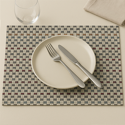 Lugar Americano Moderno 30x45cm em PVC – Unidade Elegante e Fácil de Limpar