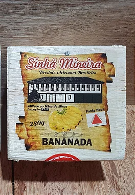 Bananada Sinhá Mineira 280g