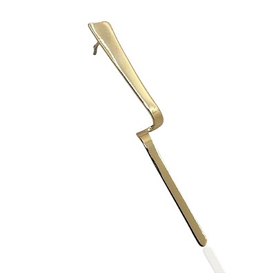 Brinco raio banhado ouro