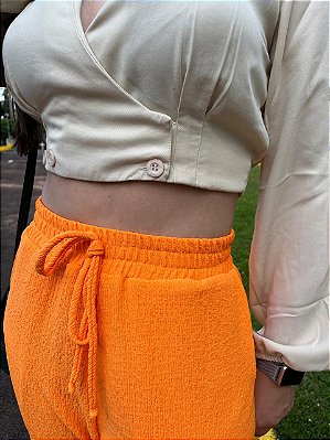Cropped Botões