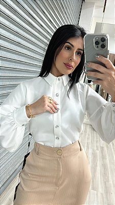 Camisa manga princesa