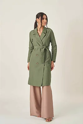 Trench longo Pam