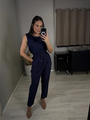 Calça reta alfaiataria