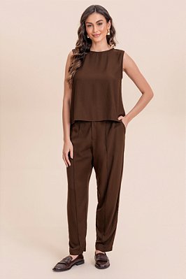 regata viscose gola redonda curta