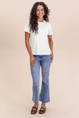 t-shirt basica algodao