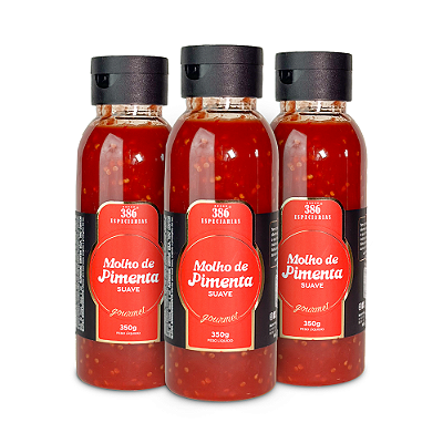 Molho de Pimenta Suave - 3 unidades
