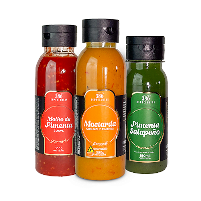 Combo - Molhos de Pimenta - 1 unidade de cada