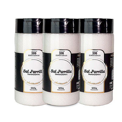 Combo com 3 unidades de Sal de Parrilla Tradicional