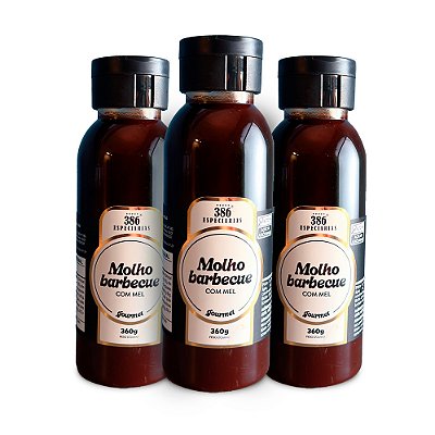 Molho Barbecue com Mel - 3 unidades