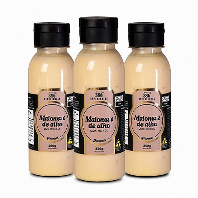 Maionese de Alho com Pimenta - 3 unidades