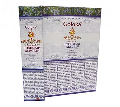 Goloka Ayurvedic Alecrim - Incenso indiano massala