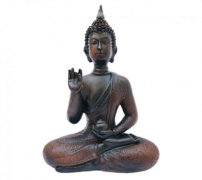 Buda Tailandês Abhaya Mudra - 24cm