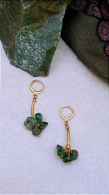Brinco Cascalhos Verdes.