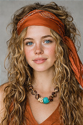 Colar Curto Madrepérolas Orgânica.