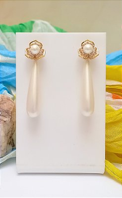 Brinco Gota Pérola.