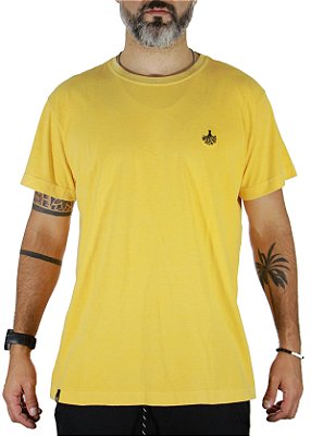 Camiseta Estonada Amarela Masculina Sunrise