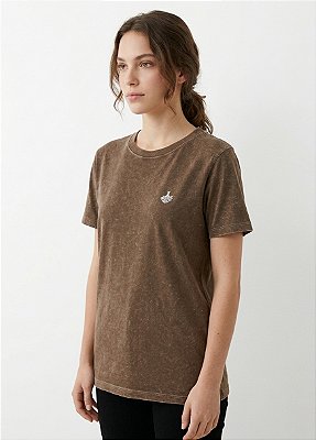 Camisetão Feminino Brown Root Marmorizado