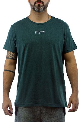 Camiseta Masculina Verde Brasilis