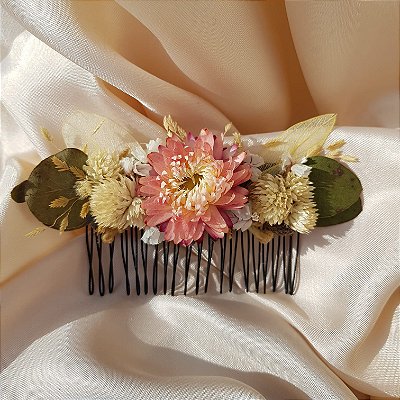 Pente de cabelo florido - Ternura