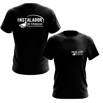 Camiseta Instalador de Câmera