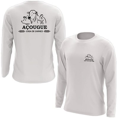 Camiseta Manga Longa Açougue
