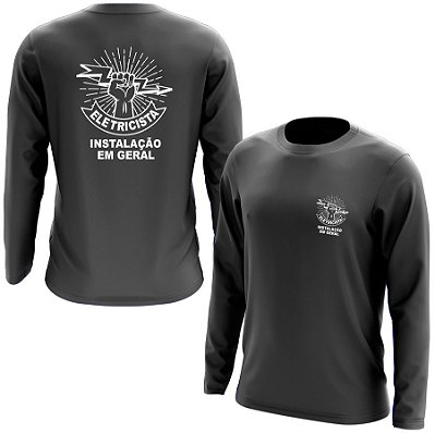 Camiseta Manga Longa Eletricista