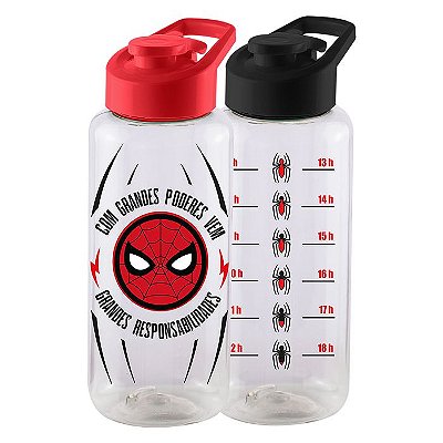 Garrafa Squeeze Água Galão Spider-Man - 1 Litro