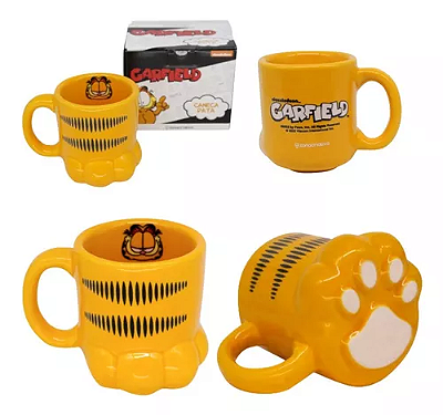 Caneca Garfield Formato 3D