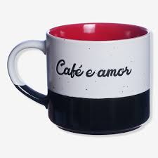Caneca Stone Café e Amor 450ml