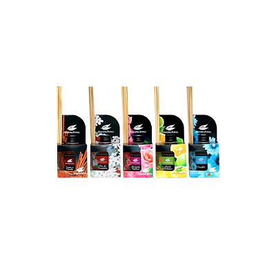 Kit 5 Difusor De Ambientes Aromatizador Perfume Amazônia Aromas Envio Rápido