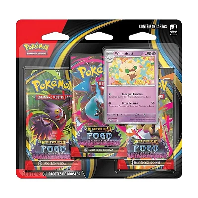Jogo Pokémon Fogo Fantasmagórico Lister Triplo