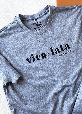 Camiseta “VIRA-LATA” (modelagem tradicional)