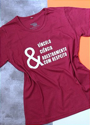 Babylook “VÍNCULO & CIÊNCIA & ADESTRAMENTO COM RESPEITO”