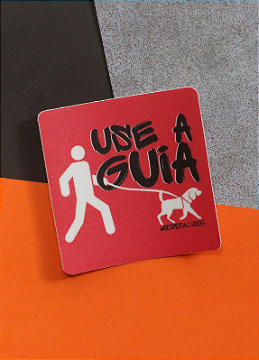Adesivo 6cm - "USE A GUIA"