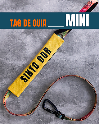 Tag de Guia MINI - "Sinto dor" (amarela)