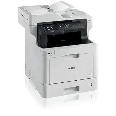 IMPRESSORA MULTIFUNCIONAL A4 LASER COLOR, MARCA BROTHER, MODELO MFC-L8900, BRANCA 110V