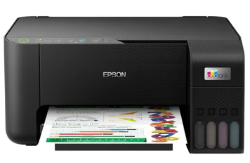 IMPRESSORA MULTIFUNCIONAL TANQUE DE TINTA COLOR WIFI, MARCA EPSON, MODELO ECOTANK L3250,  PRETA, BIVOLT
