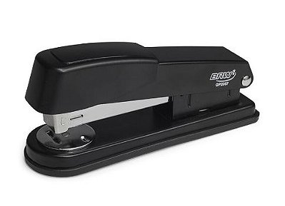 GRAMPEADOR DE METAL PARA 25FLS BASE DE 13CM PRETO -BRW