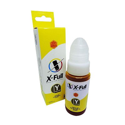 TINTA COMPATIVEL GL190 YELLOW 70ML ULTRA - X-FULL
