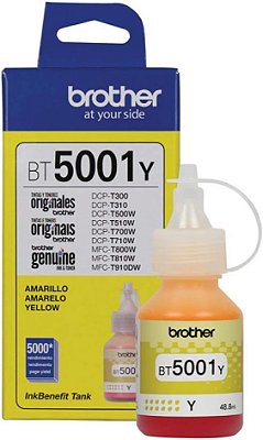 TINTA ORIGINAL BROTHER BT5001Y 48,8ML YELLOW - BROTHER
