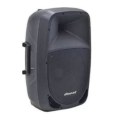 CAIXA DE SOM ACÚSTICA ATIVA 15 POL 180W, MARCA ONEAL, MODELO OPB915BT, PRETA ABS, BIVOLT