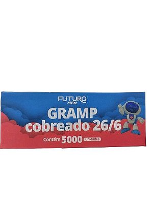 GRAMPO COBREADO 26/6 C/ 5000UN REF.:FO262201 - FUTURO OFFICE