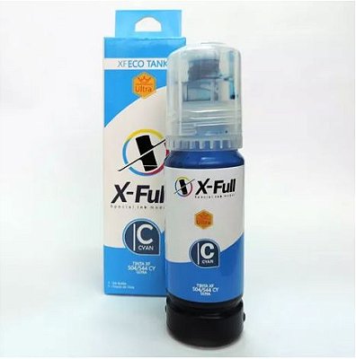 TINTA COMPATIVEL C/L504/544 CORANTE CYAN ULTRA-CC 70ML - X-FULL