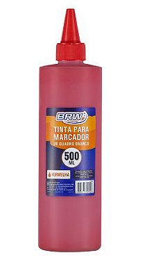 TINTA PARA MARCADOR QUADRO BRANCO VERMELHO 500ML TR8003 - BRW