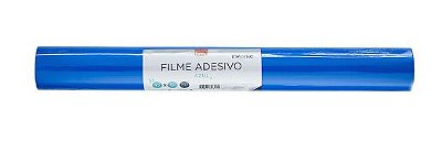 PLÁSTICO ADESIVO SÓL. AZUL - 80MIC - 45CMX10M FA0105 - BRW